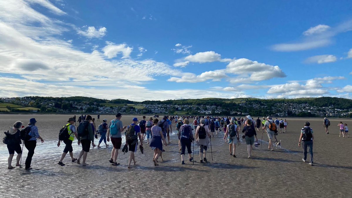 StTsHOTC's tweet photo. Here are a few more amazing photos from our Cross Bay Walk - we have now raised almost £2,000 for our Heart of the City project. What a fantastic effort and thanks so much to the team that organised this fun event. https://t.co/Mpr7XfndL8