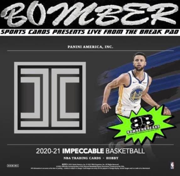 Tons Breaking on the Site Today/Tonight!

- 2020-21 @PaniniAmerica Impeccable BK
- 2020-21 Contenders BK
- 15 Box NFL Mega Mixer
- 2021 @Leaf_Cards Metal Draft FB
- and much more!!

Jump on in at https://t.co/vqbCclbXw4 https://t.co/o2YPzD3U89