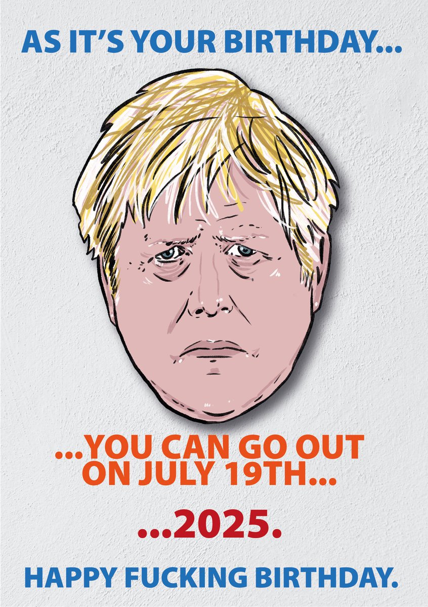gstone78's tweet image. New #carddesigns for @thortful...plenty more up on my creator page too,ALL full of WRONGNESS...👍🏼

Much ❤️

Glen Stone Illustration

@gstone78 

#BorisJohnson #hasbullah #Humourous