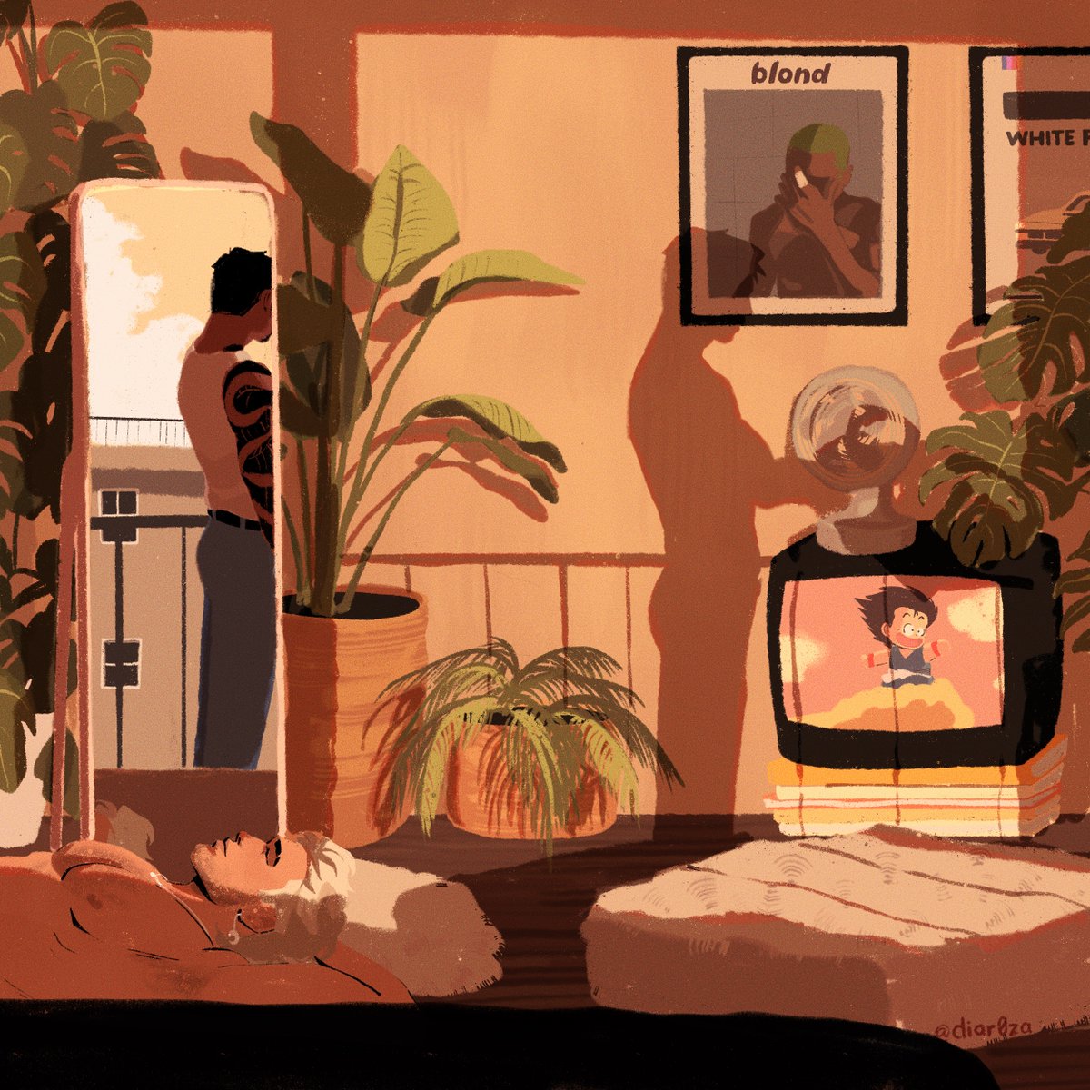 Diar0za's tweet photo. 8:30 Summer Evenings ☀️ #Pride #OC https://t.co/vEEkaVSDen