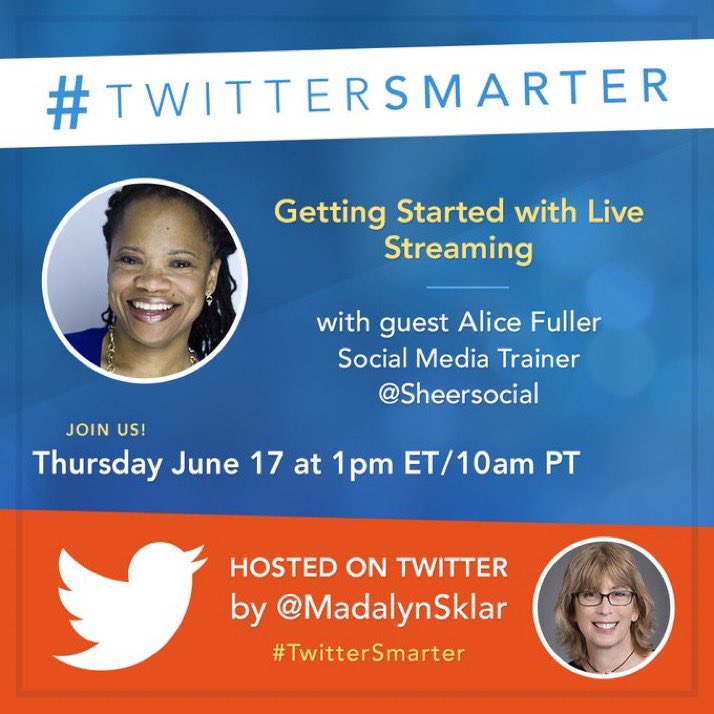 Sheersocial's tweet photo. Big things poppin’ tomorrow on Twitter. I’ll be chatting via #Twitterchat about #livestreaming at 1 pm ET w/ host @MadalynSklar. I hope my thumbs are ready. 

Thumbs: 👍🏽 We’re ready! But warmup the vocals for 5 pm #afterchat on Spaces. https://t.co/ZUamOwJiVS