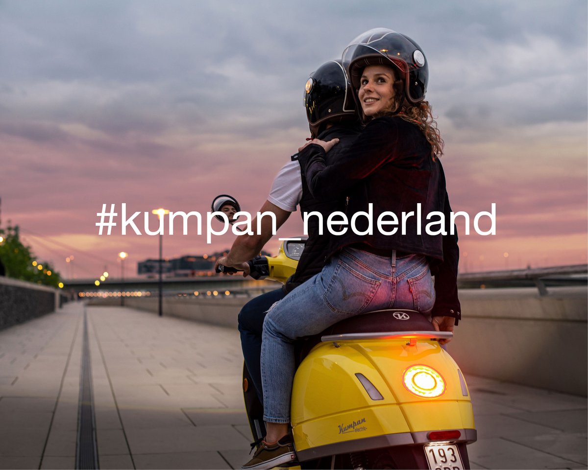 VisionRiders's tweet photo. Zomeravond. #kumpan #kumpanelectric #escooter #zomeravond #duurzaam #elektrischrijden #kumpan_nederland https://t.co/27GnltzxoP