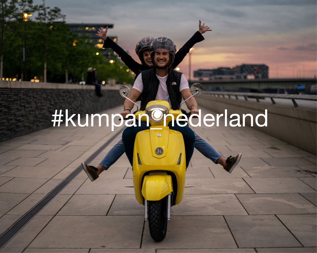 VisionRiders's tweet photo. Zomeravond. #kumpan #kumpanelectric #escooter #zomeravond #duurzaam #elektrischrijden #kumpan_nederland https://t.co/27GnltzxoP