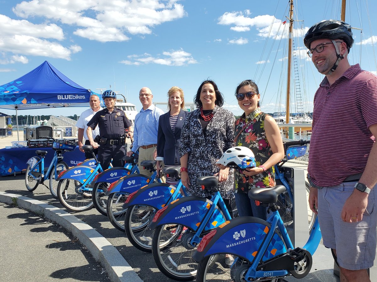 Train, ferry, rideshare, carshare or bike share-lots of options to get to/around Salem! Pleased to welcome <a href="/RideBluebikes/">Bluebikes</a> to Salem to offer another transportation option to residents, workers + visitors. Thanks <a href="/BCBSMA/">Blue Cross MA</a> + <a href="/SalemState/">Salem State</a> for your partnership to help make this happen!
