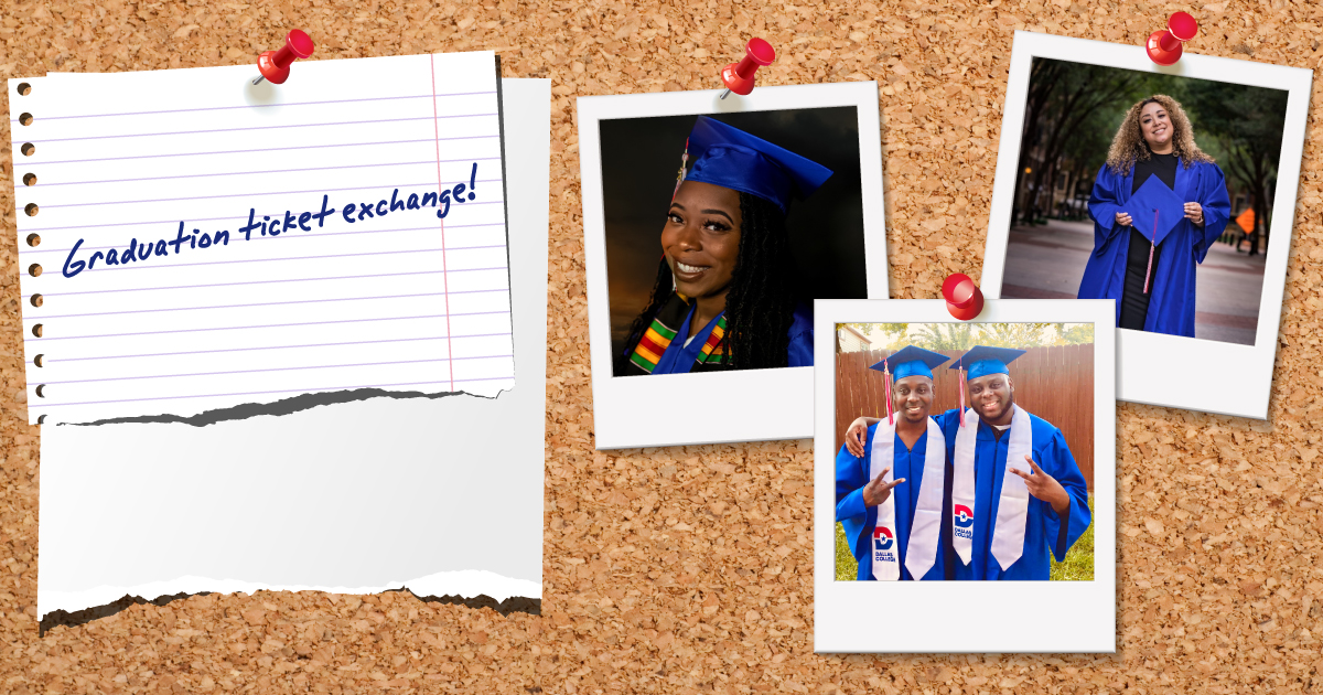 Do you need extra graduation tickets? We've created a student-to-student ticket exchange message board to assist in your search for additional tickets. Note: you MUST have a student eCampus account to view the message board. Link: fal.cn/3g8FL