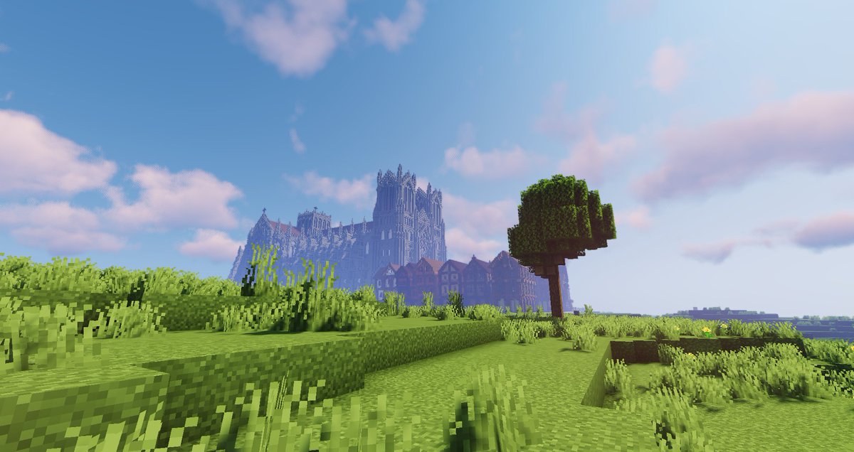 BrosofCreation's tweet image. All Saints Cathedral #Minecraft #Minecraftbuilds #architecture #gothic #Christianity #roleplay #Cathedral #Church