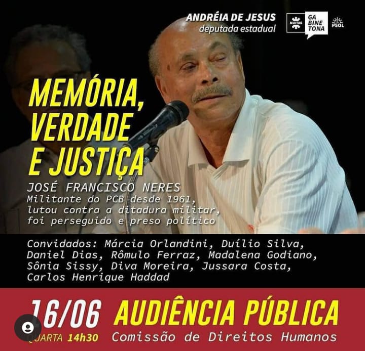 PROFTULIO's tweet photo. #PCBMG na luta por Memória, Verdade e Justiça. @andreiadejesuus @OPoderPopular https://t.co/DCahBaLZqW