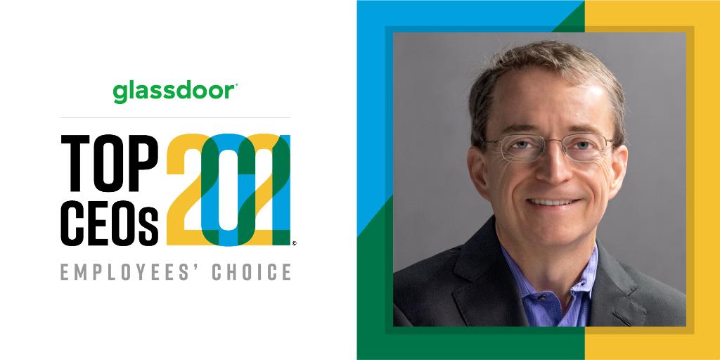 WeAreIntel's tweet photo. We might be biased, but we couldn’t agree with @Glassdoor more. Congrats to our chief exec @PGelsinger for being ranked one of the top CEOs in the country! #tech #leadership 

Click the link to learn more: https://t.co/W01t8quCyD https://t.co/nqtnQW1APW