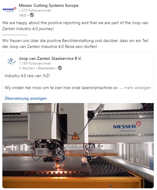 We are happy about the positive reporting and that we are part of the Joop van Zanten Industry 4.0 journey!
bit.ly/3vy7kFT