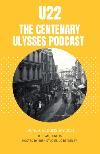 UCBerkeleyIrish's tweet photo. Happy #Bloomsday and happy launch day to @u22podcast! Don't miss the kickoff event, starting in 2 hours! https://t.co/KzNJwtKwAt
#Ulysses #JamesJoyce #creativeireland #globalirish https://t.co/lZWALwHZ0f