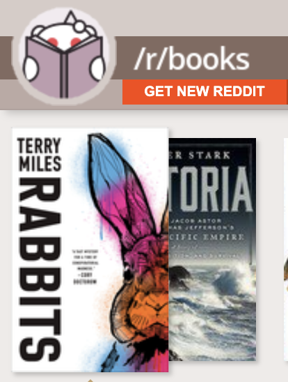 Good morning! Any questions? I will be answering any and all of your questions on Reddit in an hour! AMA! old.reddit.com/r/books/commen… <a href="/reddit_AMA/">reddit AMA</a> #RabbitsIsReal #Rabbits #RabbitsNovel #RUplaying?