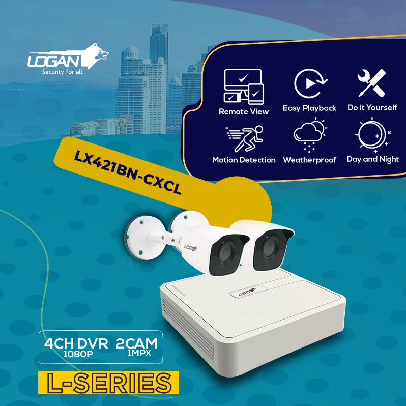 LoganTechnology's tweet photo. Our L-Series is here for you! #allinonekits 
4 channels DVR + 2 bullet cameras 8 channels DVR + 4 bullet cameras. 16 channels DVR + 8 bullet cameras. https://t.co/5naXgvaS7Q