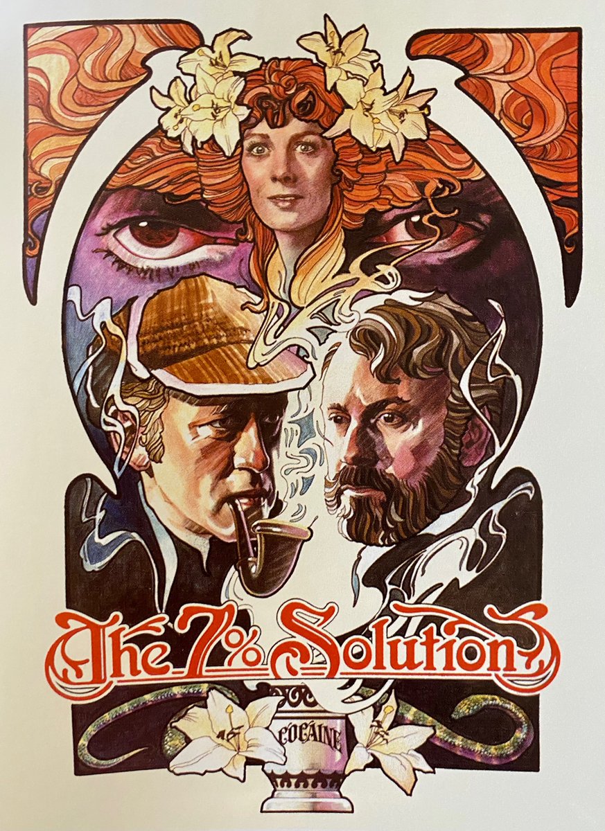 “The Seven-Per-Cent Solution” (1976) Color Poster Comprehensive...

#NicolWilliamson #RobertDuvall #AlanArkin #VanessaRedgrave #LaurenceOlivier #70s #Art