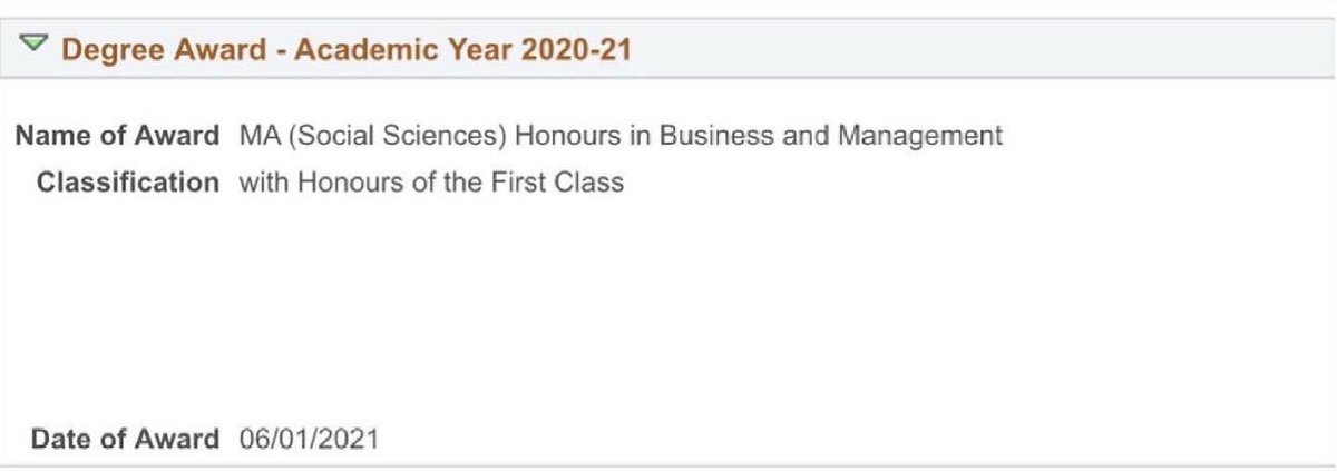holmfredrika's tweet photo. Officially graduated with a First Class (A overall) from the University of Glasgow @UofGlasgow @UofGAsbs in Business &amp; Management (bachelor's degree). I am very thankful for all the support I have got throughout the years from teachers, students, and others☺️#firstclass #graduate https://t.co/L7SX8IITbY