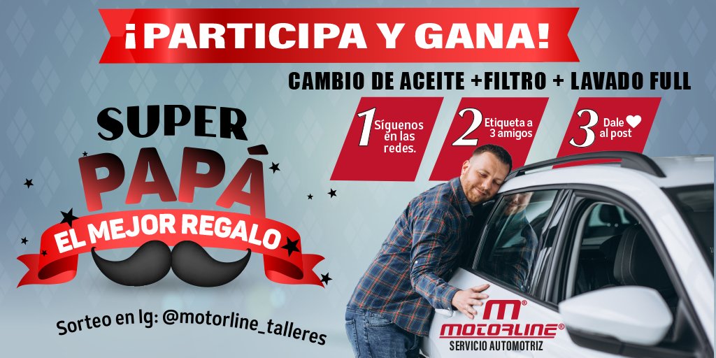 motorline_ec's tweet photo. Participa de un sorteo para darle el mejor regalo a nuestros papis! ingresa a nuestro instagram: 

https://t.co/qROBREMjtI

#regalopapa #diadelpadre #sorteo #guayaquil #regalo #tallermecanicoguayaquil #sorteoguayaquil #mantenimientosguayaquil #motorline #talleresmotorline https://t.co/OSY4Vxmek8