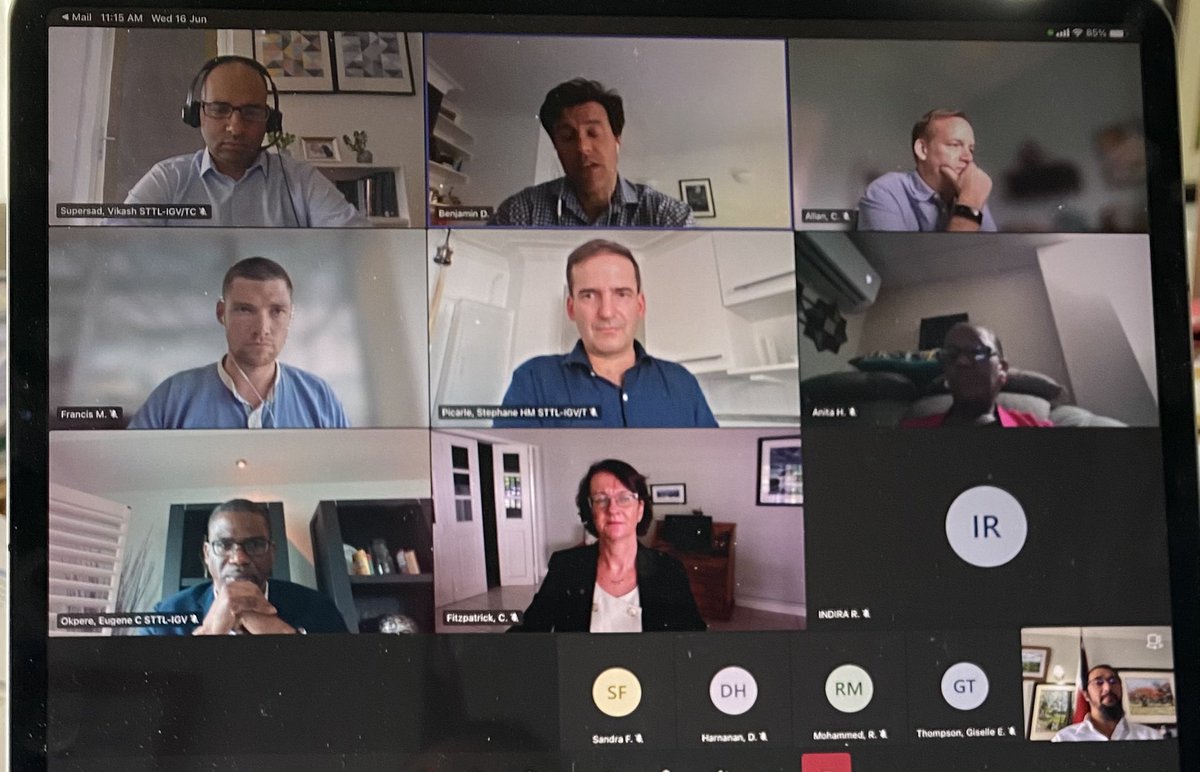 StuartRYoung1's tweet photo. Pushing TTβs renewable energy plans. πΉπΉ Meeting with BP Alternative Energy, Lighthouse BP and Shell to focus on Project Lara - solar project in Trinidad. TTβs energy sector will keep pace with the dynamic global changes #renewableenergy #ttmeei #StuartRYoung1πΉπΉ https://t.co/cIcz4TmeGU