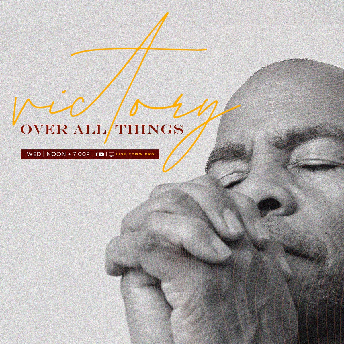 TCWWHouston's tweet image. Pas will be starting his new Bible Study Series, “Victory Over All Things” 🙌🏽 today, at Noon! 

Invite your family and friends to be encouraged all summer long! 

LIVE.TCWW.org

#Victory #wehavethevictory✌🏽️ 
#IAmTCWW #BeEncouraged
