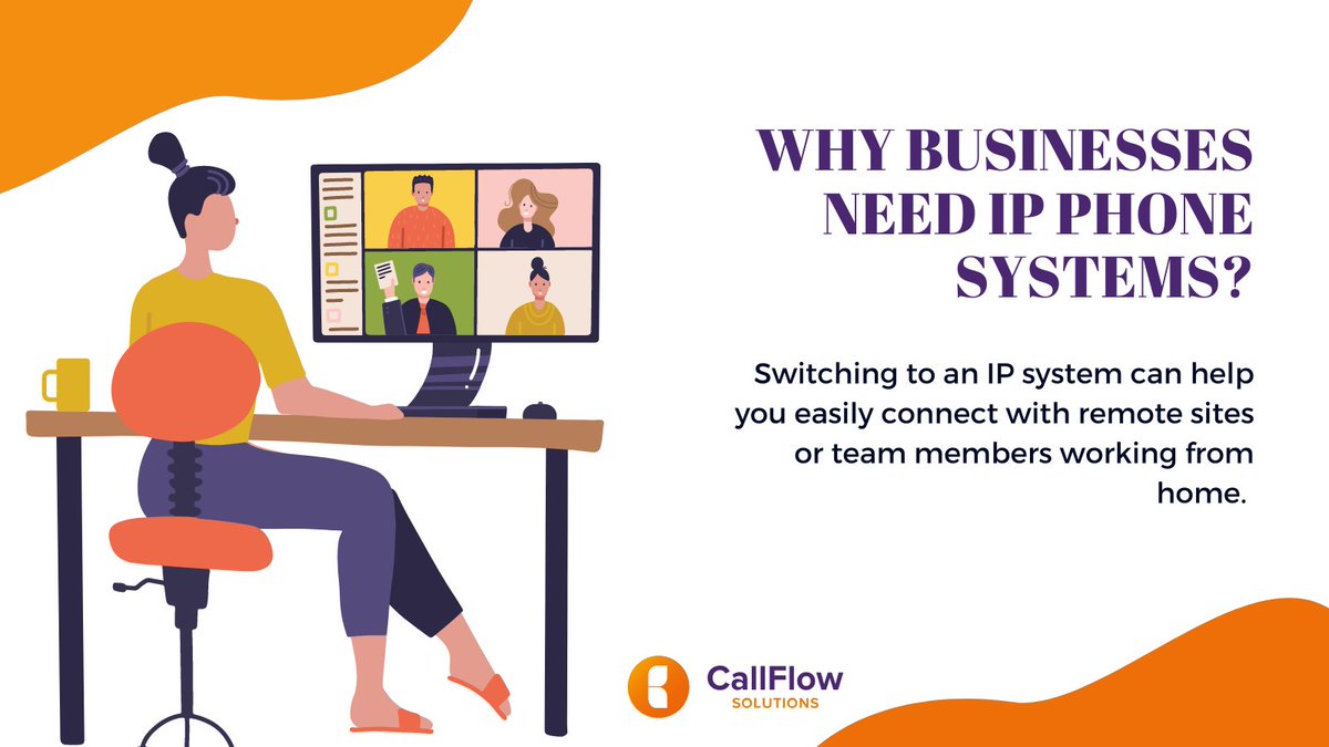 CallFlowdesign's tweet image. An #IP system can also help you:  
Lower billing and maintenance costs, set phone infrastructure in place, improve interoffice collaboration and more. Learn more about IP Phone system here: lnkd.in/gEbPSAF
#callflow #callflowsolution #phonesystem #VoIP