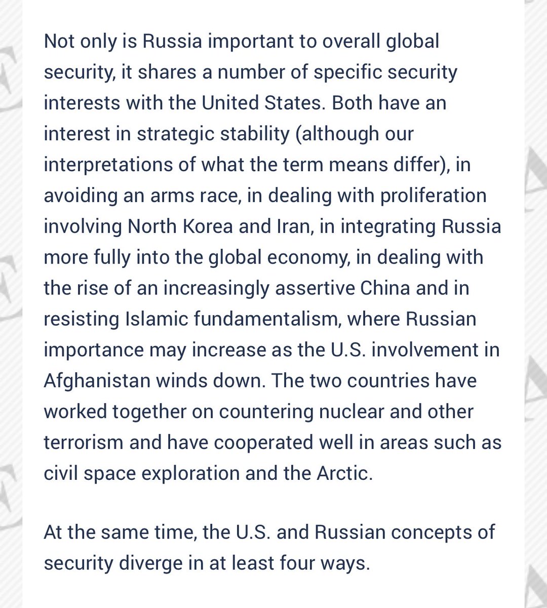 In our discussion @peacock anchored by @mehdirhasan, I mentioned this study we did at the ISAB after Putin invaded Ukraine. We detailed how we had to resist Russian moves but continue to cooperate on key issues. Still operative today. https://t.co/Bk7yn0HsBp https://t.co/q3AnjjyPNP