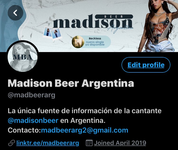 Madison Beer Argentina tweet media