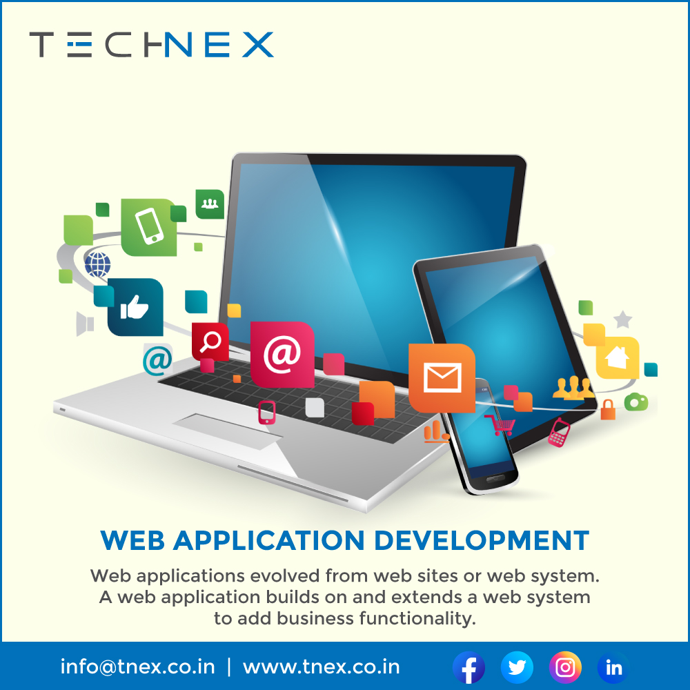 tNexofficial's tweet image. Web applications evolved from websites or web system. A web application builds on and extends a web system to add business functionality.
Visit us : tnex.co.in/.../web-develo…
#WebApplicationDevelopment #WebDevelopmentCompanyinIndia #WebDevelopmentServicesinIndia #WebSystem #TechNex