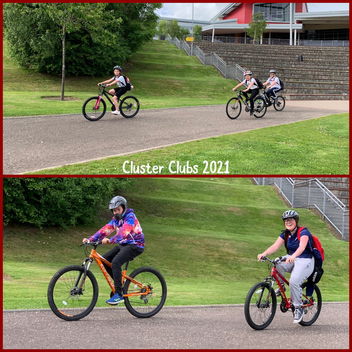 ActiveClacks's tweet photo. Our brilliant cycling group arriving back @Lornshill after todays #ClusterClub ๐ด๐ผ๐ดโโ๏ธ @CyclingScotland @ClacksEducation @sportscotland #gotthephoto https://t.co/D01zEVmhlZ