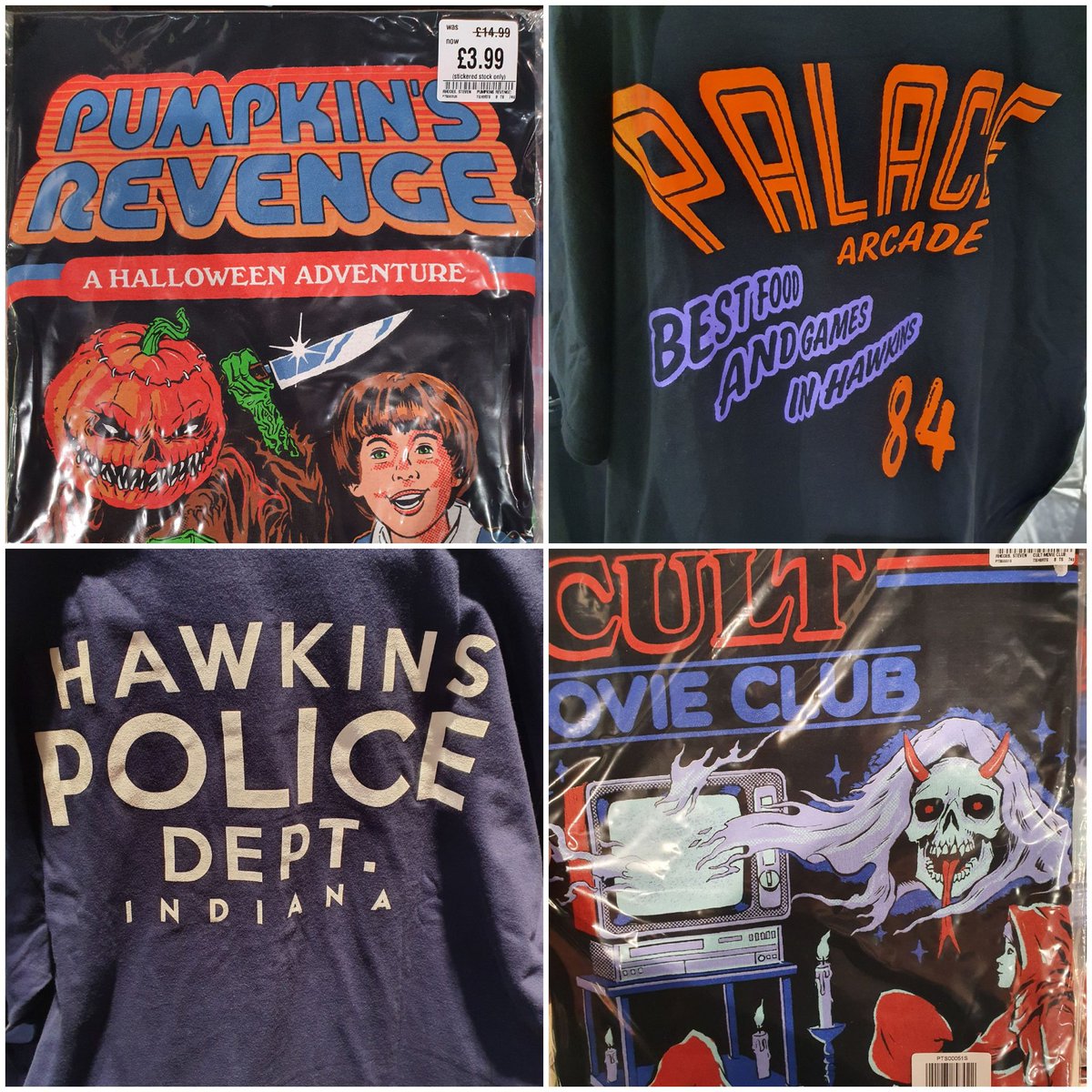 hmvNottingham's tweet photo. We have some fantastic new Stranger things and Steve Rhodes designs going into our sale T-shirts today from just £3.99! #tshirts #StrangerThings #steverhodes https://t.co/7vpXT8GVuB