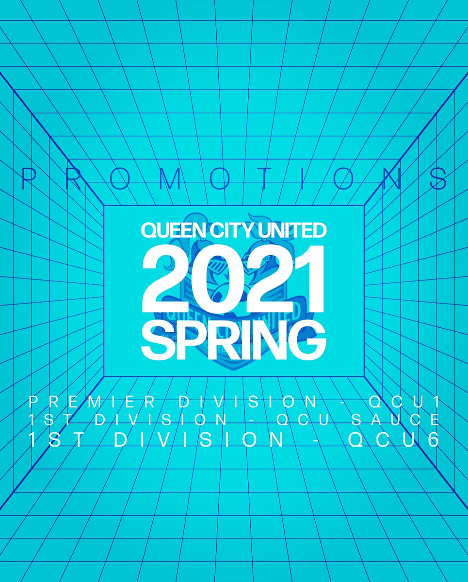 qcufc's tweet photo. Congratulations to 3 of our teams on their promotions in the Spring ‘21 @metrolinasoccer Sunday Coed season!

QCU1 —> Premier Division (from 1st)
QCU Sauce —> 1st Division (from 2nd) 
☝🏼 🏆 2nd Division Champions 🏆 
QCU6 —> 1st Division (from 2nd)

#StayUnited #adultsoccerclub https://t.co/AJnawtJTUL