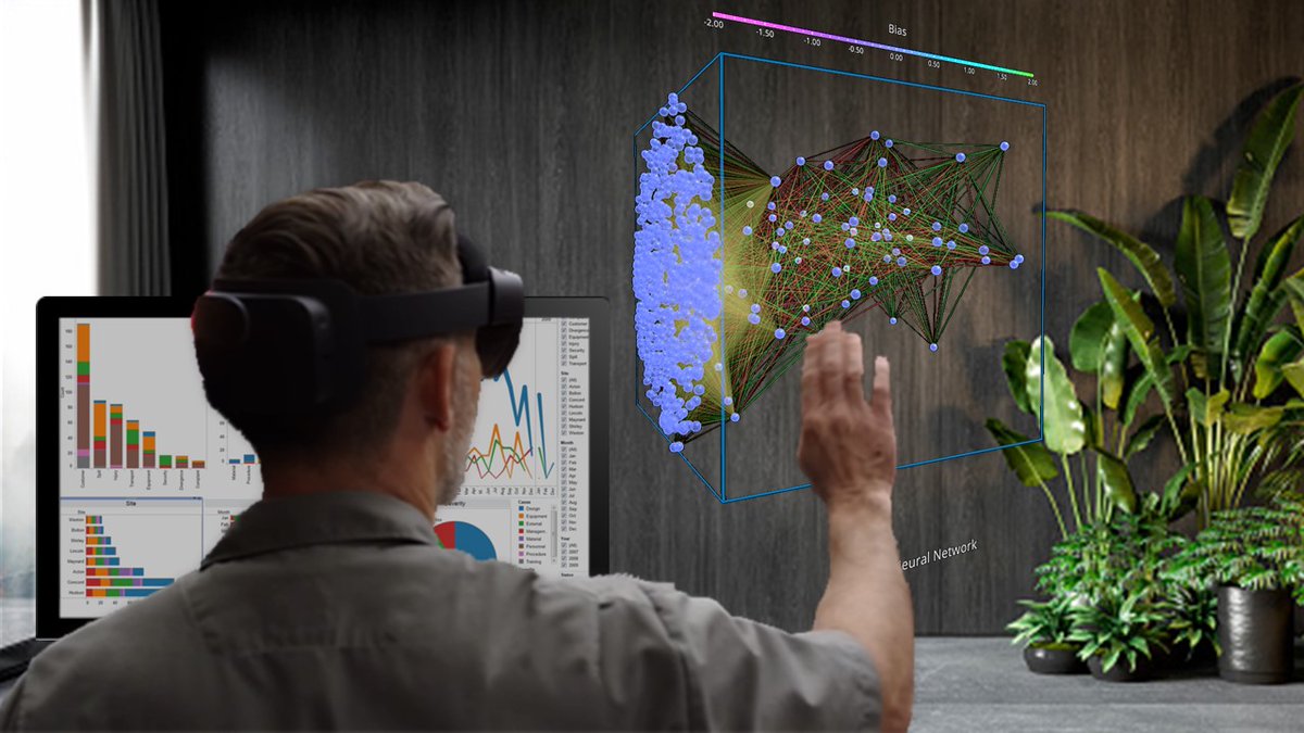 Immersion Analytics thanks #Tableau for awarding us 1st Place in their DataDev Hackathon Competition. bit.ly/3itmbyq - Our video shows how using an immersive computing extension with a #hololens2 augments your BI experience.