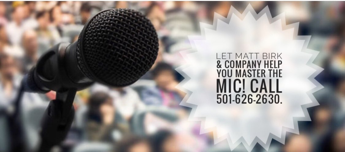 PVitaleSpeaks's tweet photo. 77% of the U.S. population feels some anxiety with public speaking. Let our team at Matt Birk & Company help you overcome this statistic. #MastertheMic https://t.co/IlrqRdap4X