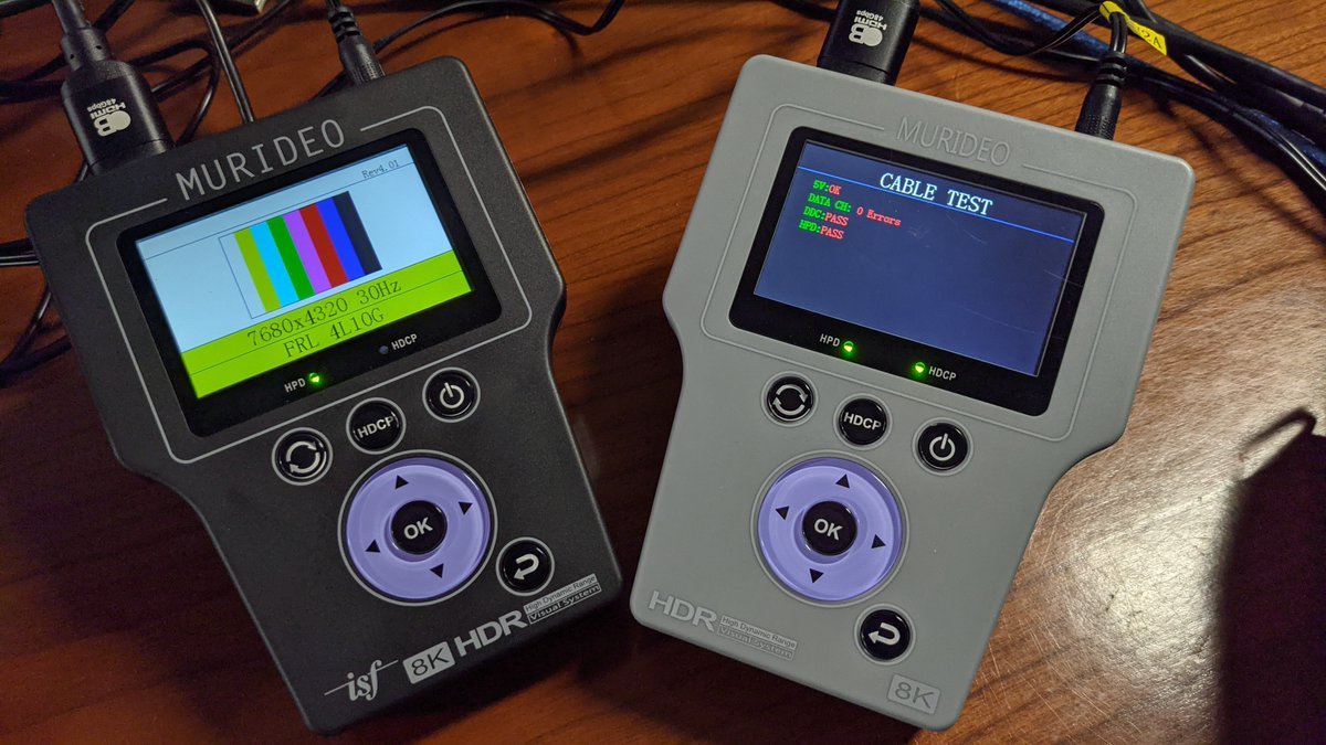 murideotweets's tweet photo. The #Murideo #8k #SixG and #SixA 's are arriving! 8k compliance, troubleshooting, and #HDMI cable tests are just a few of the helpful features of this powerful kit. Webinar scheduled for 6/18. Thanks @MOsadciw for pics!
Register here:
https://t.co/wOHpdZxpha https://t.co/1E7BBRpAEY