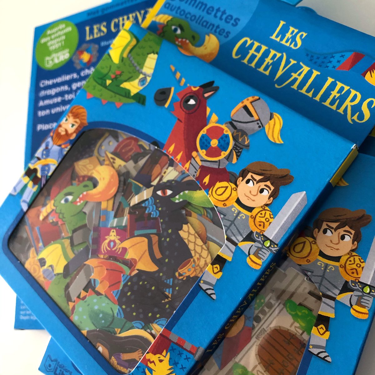 I received my copies of the awesome knights stickers set I did for <a href="/editions_lito/">Éditions Lito</a> I had absolutely fun doing all the different characters and creating backstories for them! Keep an eye on the next posts as I will explore more the four houses #knight #stickers #ilustration #kidlit
