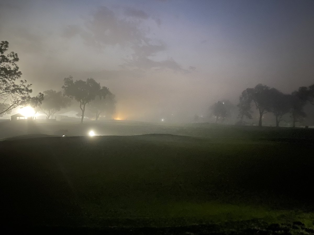 JRLynn5's tweet photo. Dark and foggy start. #USOpen https://t.co/993f5ykvwa