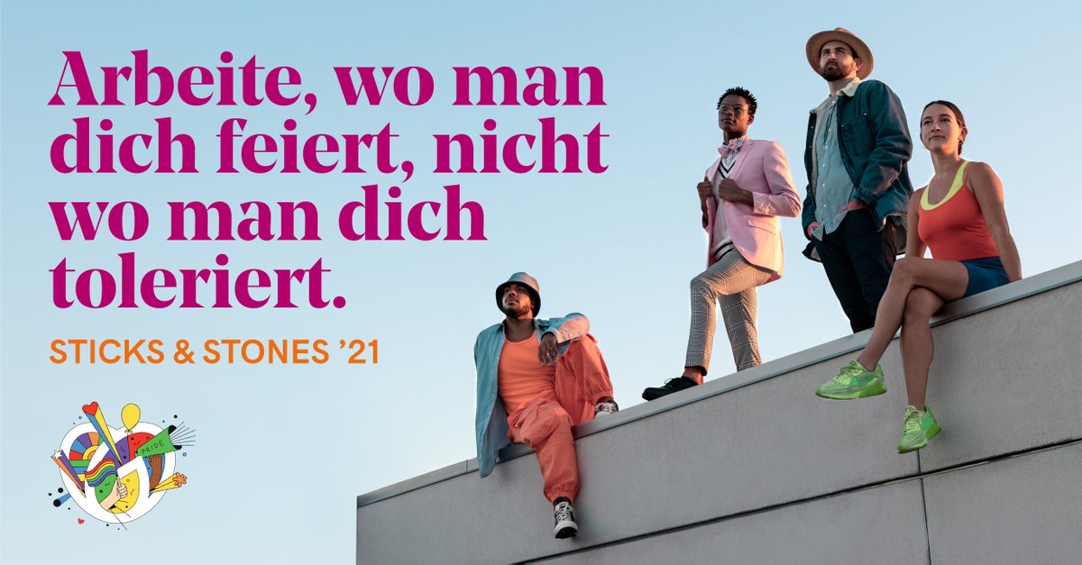 Wir sind Teil der @Sticks_StonesHQ, Europas größter LGBTIQ+ Job- und Karrieremesse. 🏳️‍🌈

Schaut digital bei unserem Stand vorbei, um unsere Recruiter kennenzulernen und mehr über unsere Jobangebote zu erfahren. 

📅  19.06. - 11:30-18 Uhr 

👉 sticks-and-stones.com
#GoDaddyDE