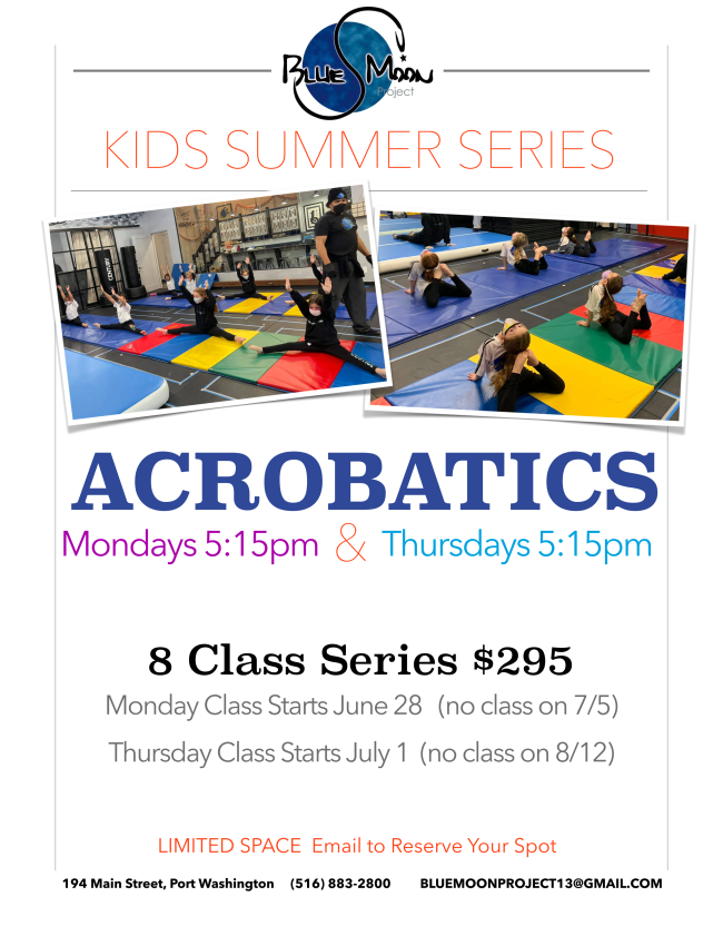 BlueMoonProj13's tweet photo. Summer Acrobatics for Kids https://t.co/aIeiJTCUPE https://t.co/Tctn4oapKM