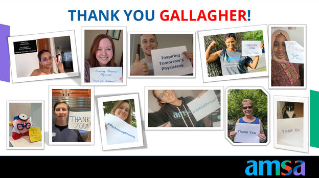 GMS_Gallagher's tweet photo. Congrats to @AMSANational for receiving the Gallagher Affinity Association Partner $10K Grant. The grant was created to help association partners reinforce their mission & inspire their community. To read the full press release, visit: https://t.co/s6ZJqGtvh3 | #partneringstrong https://t.co/XHX4rZLazP