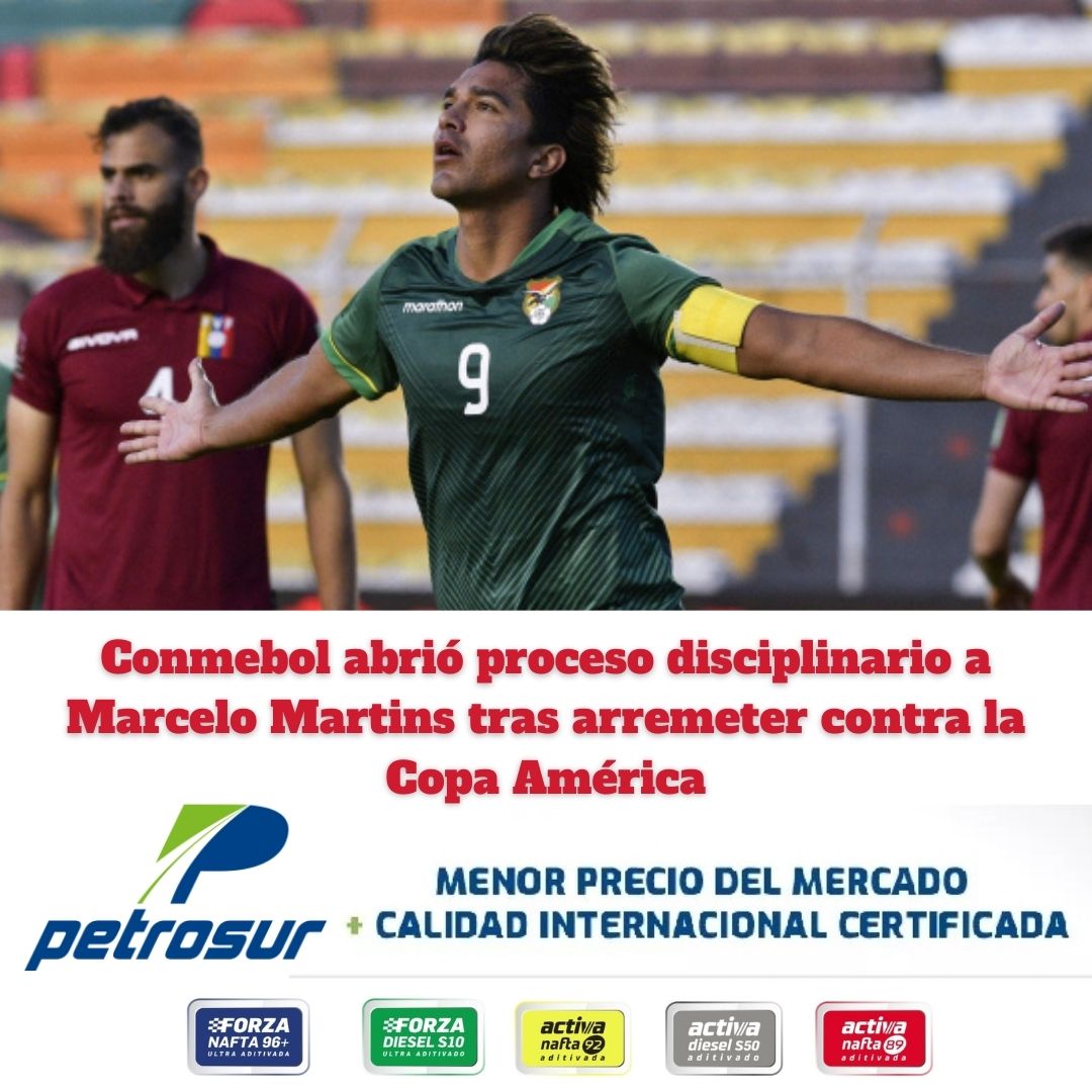 Luego de que el delantero boliviano culpara a la Conmebol de los casos de coronavirus en la Copa América 2021, la Unidad Disciplinaria del organismo decidió tomar cartas en el asunto.

ovaciondigital.com.uy/futbol/conmebo…