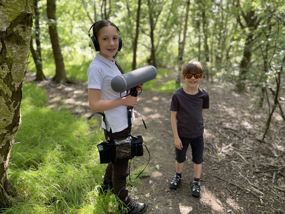 Off to record some footsteps