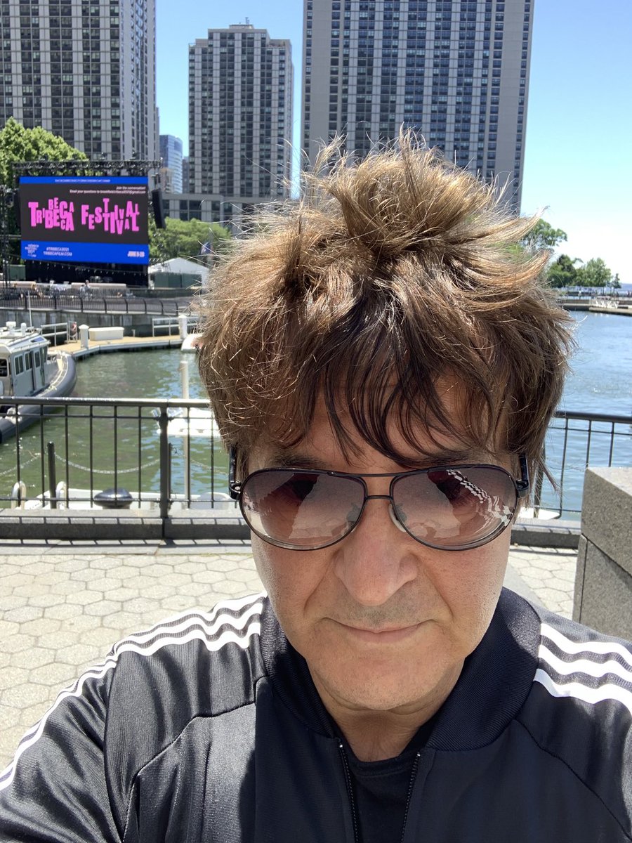 Jogging on the river before tonite’s show in Battery Park.