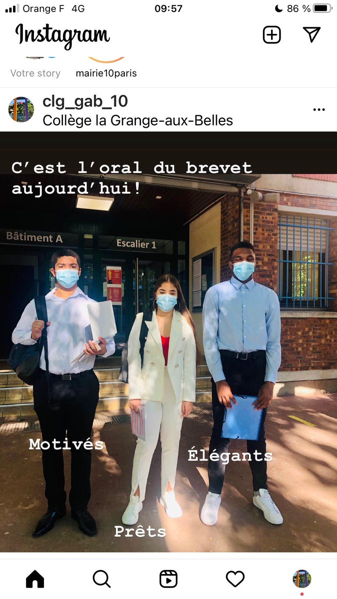 Oral de DNB ce matin... Les élèves de <a href="/clgGAB10/">Collège De La Grange Aux Belles 75010</a> ont été brillants, élégants, et tellement bien préparés par les #enseignants  
Bravo à toutes et tous, y compris les  candidats extérieurs du <a href="/cned/">Cned</a> qui ont été très forts.
<a href="/Mairie10Paris/">Mairie du 10e</a> 
<a href="/Academie_Paris/">Académie de Paris</a> 
<a href="/MaepParis/">MAEP Paris</a>
