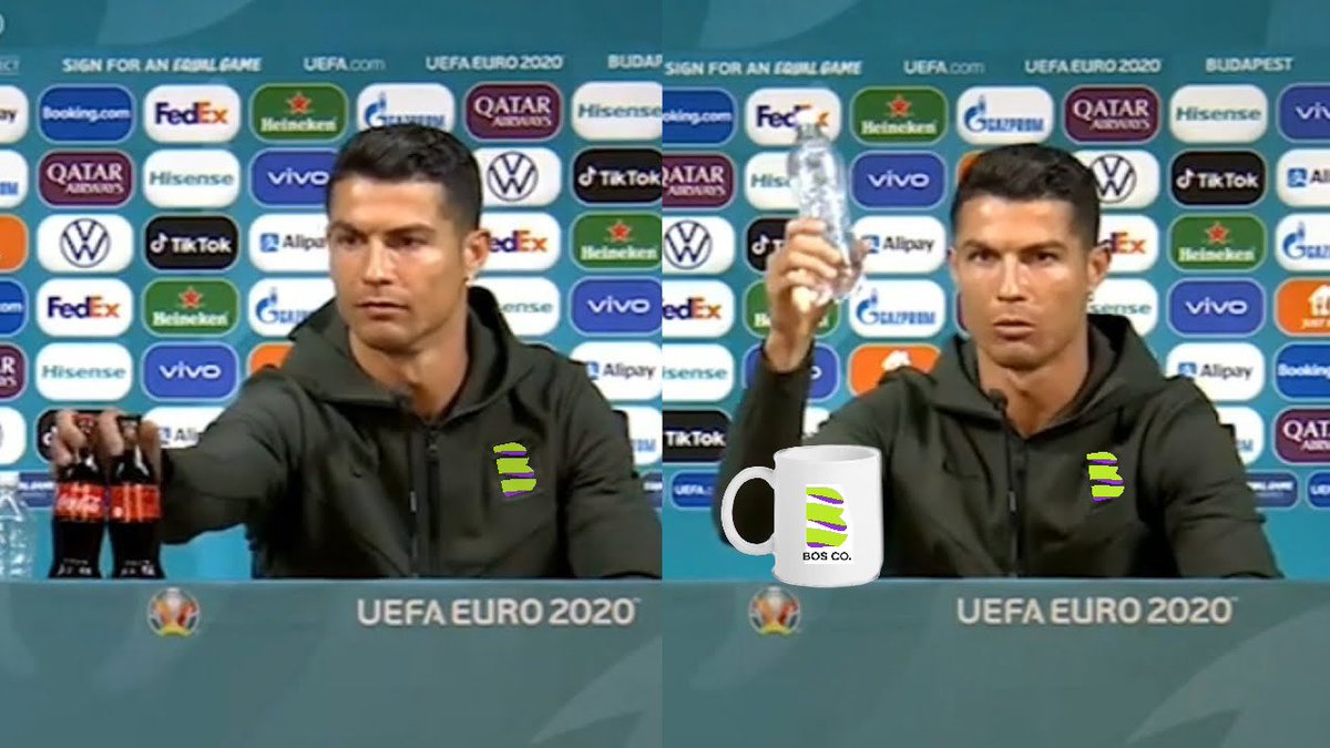 BosCoDgo's tweet photo. CR7 lo sabe!!!

Mejor un agua pa’l café ☕️

#BosCo #Piensa #MásAllá 🟢🟣☕️👕☕️👕 https://t.co/v1I8I9rRxC