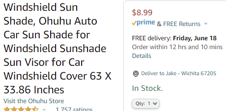 jakeculver's tweet photo. @amazonnews @amazon It's really irritating when I find a product I like &amp; go to order again, you have raised the price (MY price) just because I might like it. 28.7% seems excessive. I know, I know. You can squeeze a lot more money out of us this way, but it really chaps my ass. https://t.co/oSs4GWp1jo