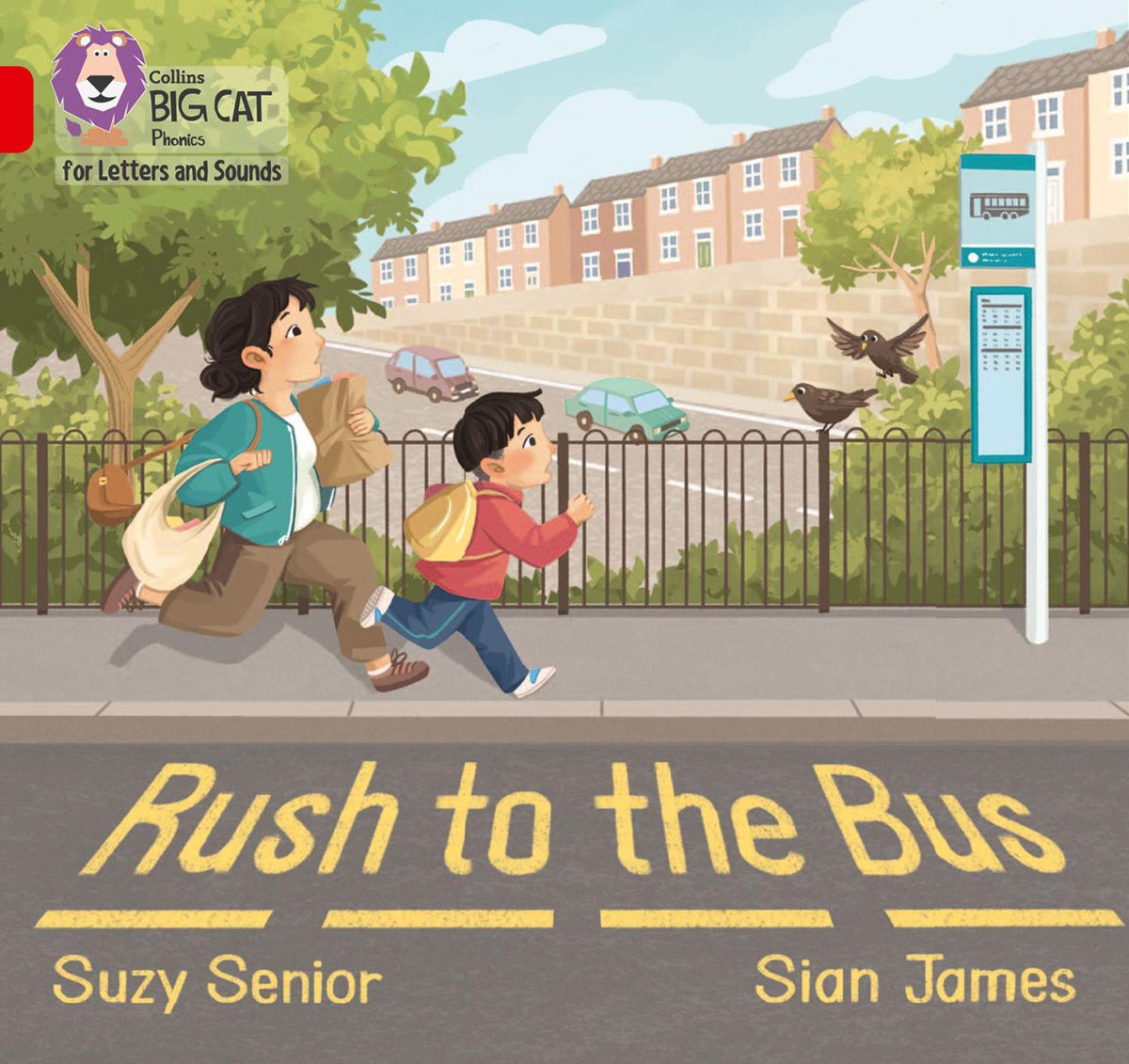 sianjart's tweet photo. Out today! Rush to the Bus is written by @Suzy_Senior, illustrated by me, and published by @CollinsPrimary! https://t.co/xe2ewA5FMD