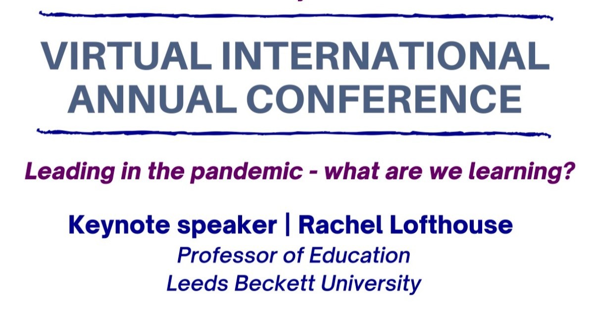 What have we learned about leading during a pandemic?

Join us on Saturday, June 26th at the HertsCam Virtual International Annual Conference for powerful engagement about this topic. ow.ly/h8If50FbPns

Transforming #education through #teacher #leadership