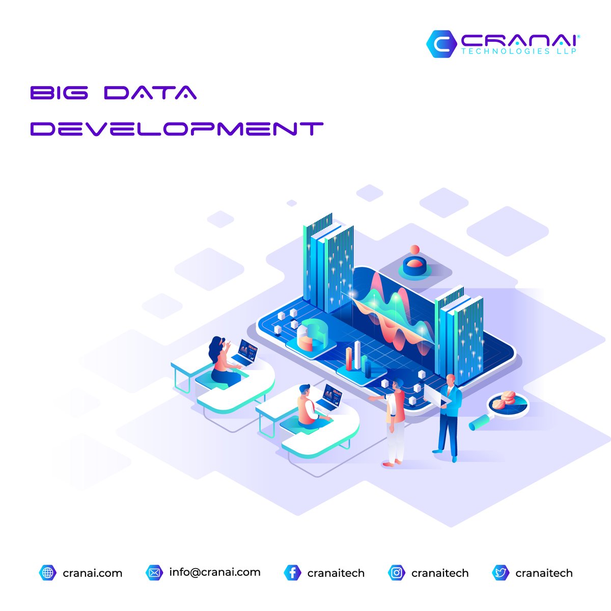 cranaitech's tweet image. Are you looking for #BigdataDevelopment?
Uncover valuable business insights for your business with @cranaitech
We transform your #Bigdatachallenges into opportunities. Don’t wait. Just get in touch with us in Mail: Info@cranai.com or DM us.
#bigdata #bigdatatechnologies
