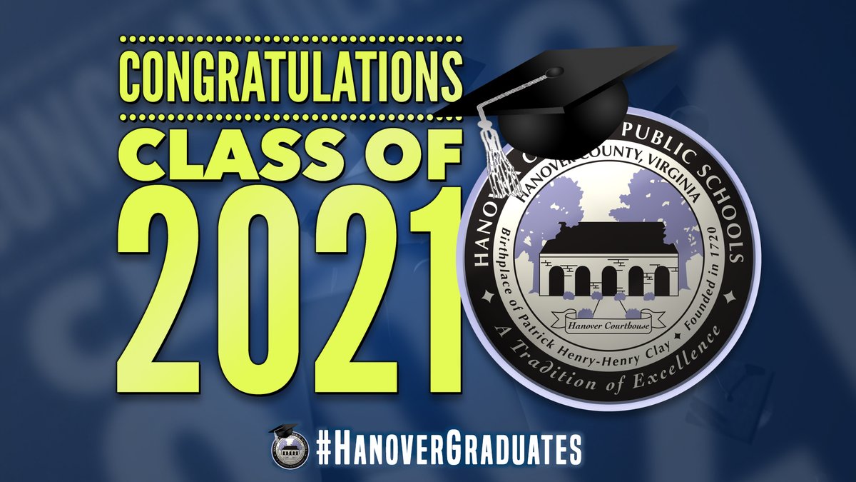 GRADUATION! We're two days away from our first graduation ceremonies! Learn more about the live stream, schedule, DVDs, and more at our graduation information hub: hcps.us/graduation

#InspireEmpowerLead #HanoverGraduates #HanoverStrong