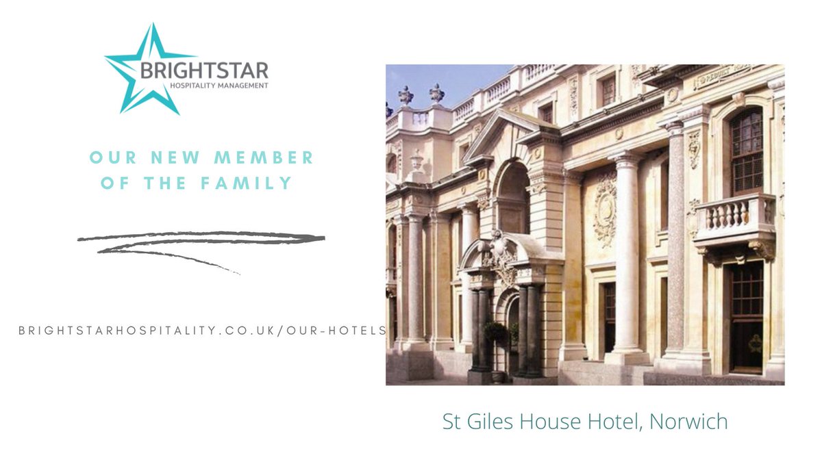 BrightstarHosp's tweet photo. We are very excited to be welcoming the St. Giles House Hotel in Norwich to our family.  find out more about St. Giles and our other hotels at https://t.co/sYnFN59NCF https://t.co/OuxzMLLUBE