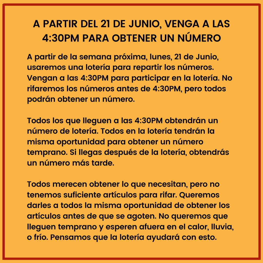 BostonDistro's tweet image. 🗣Important update about Monday grocery distros! Starting 6/21, please arrive at 4:30pm