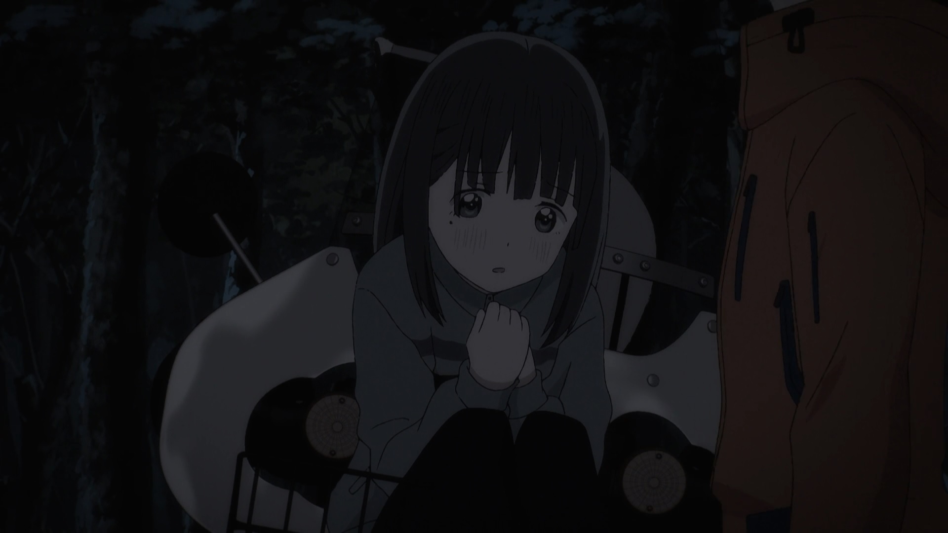 Jim スーパーカブ 11話 椎ちゃんが無事でよかった まじでカブの前カゴに入ったのはびっくりした 椎ちゃんがそんなに体重軽いのでしょうか 大事なアレックスモールトンが壊れて 悲しいな 今回の件で三人の絆がより深まった 桜見に行くのはきっと