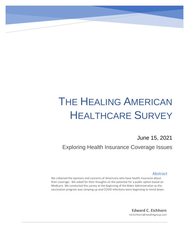 We are pleased to share The Healing American Healthcare? 2021 Survey Results. Learn what our survey takers think about their health insurance, and about a public option based on Medicare. conta.cc/3vwupIU